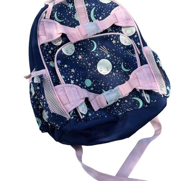 Pottery Barn Kids Solar System Back Pack pink blue planets moon stars girls bag - Picture 5 of 9